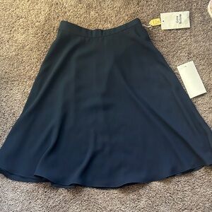 Dark Blue A-Line Skirt